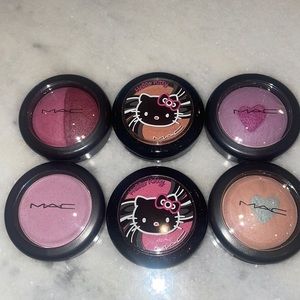 MAC limited edition blush set Hello Kitty and more. None used -all NEW condition